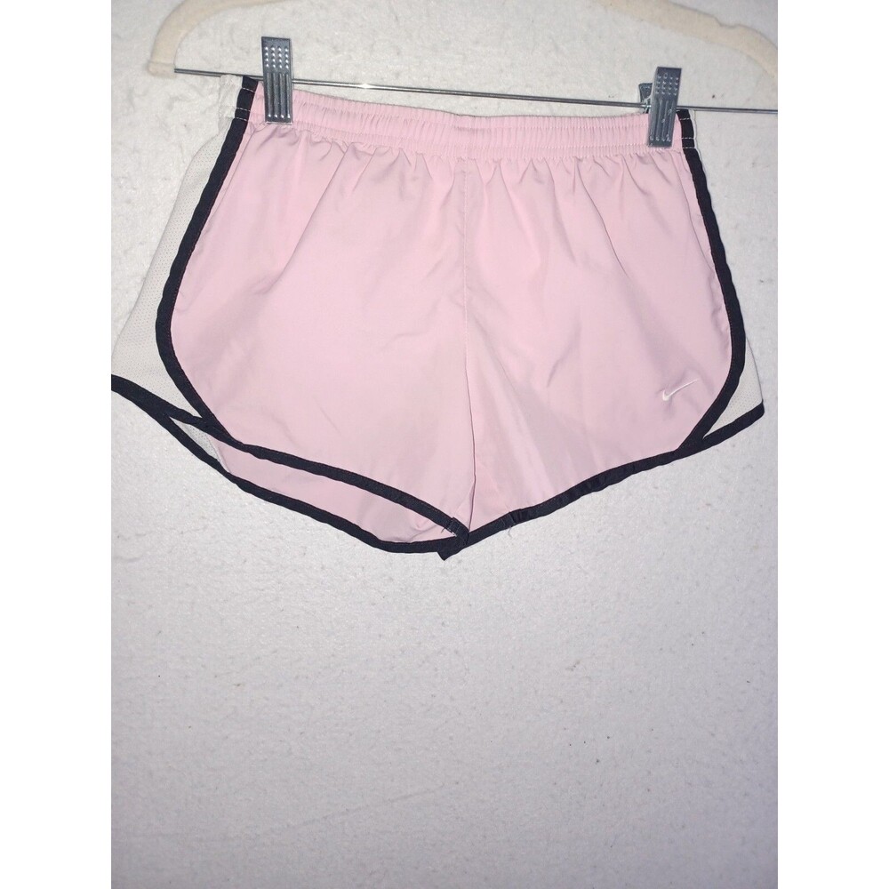 NIKE Girls DRI-FIT Running Shorts Size Large Pink